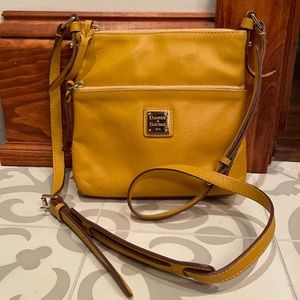 Dooney & Burke gold crossbody purse
